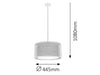 RabaLux Lampada Anastasia 2632 Marrone