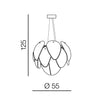 Azzarddo Lampada Antires AZ0472 Bianco