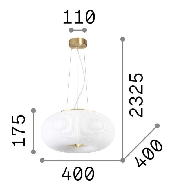IdealLux Lampada Arizona SP3 Bianco