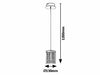 RabaLux Lampada Astrella Single 5043 Cromo