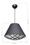 Oyo Lampada Asya Grigio