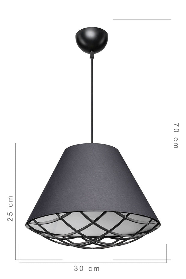 Oyo Lampada Asya Grigio