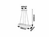 RabaLux Lampada Athos 6679 Grigio