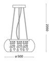 IdealLux Lampada Audi-80 SP8 Grigio