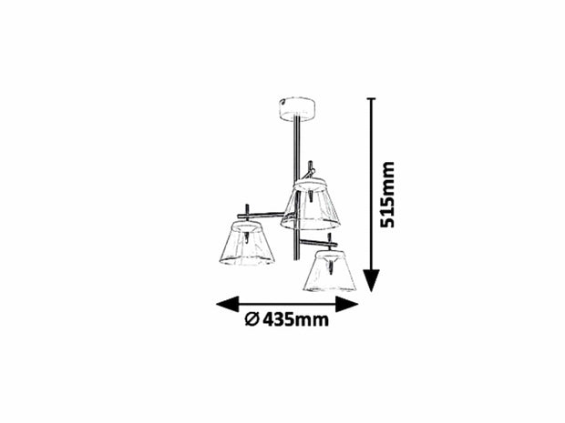 RabaLux Lampada Aviana Three 5031 Bianco
