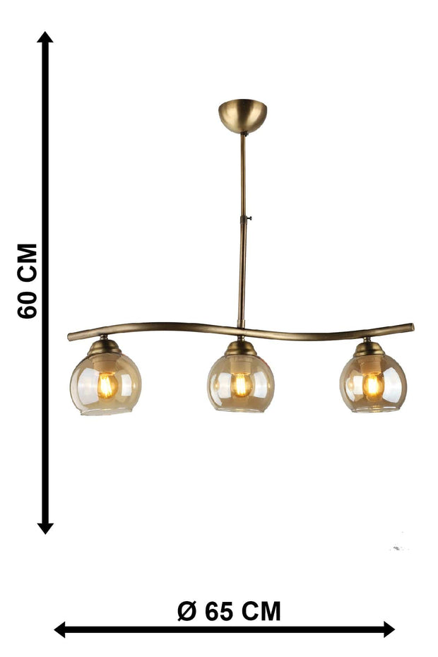 Oyo Lampada Aysan Ottone