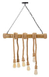 Mauro Ferretti Lampada Bamboo Marrone