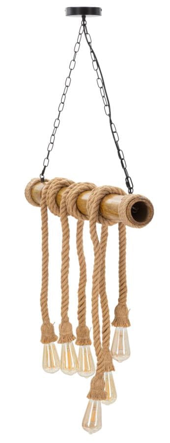 Mauro Ferretti Lampada Bamboo Marrone