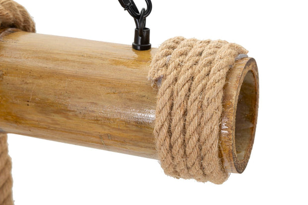 Mauro Ferretti Lampada Bamboo Marrone
