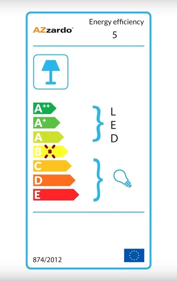 Azzarddo Lampada Bari 4 AZ2105 Cromo
