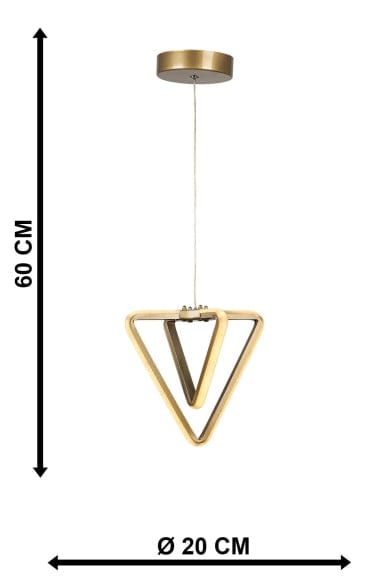Oyo Lampada Baris Ottone