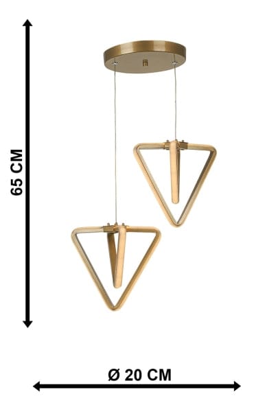 Oyo Lampada Baris Ottone