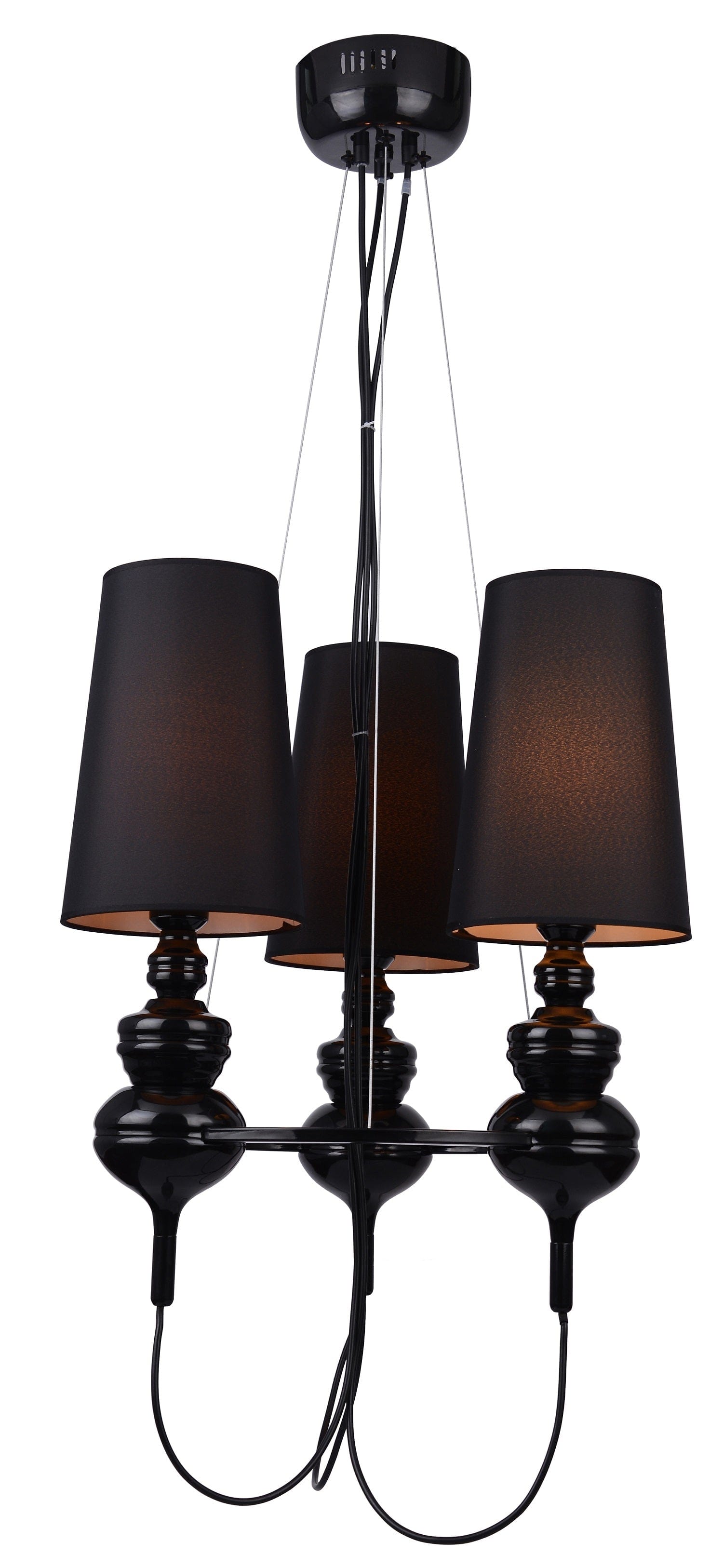 Azzarddo Lampada Baroco 3 AZ2163 Nero