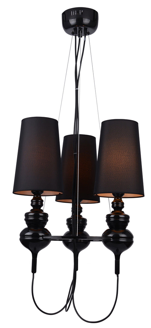 Azzarddo Lampada Baroco 3 AZ2163 Nero