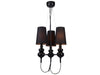 Azzarddo Lampada Baroco 3 AZ2163 Nero