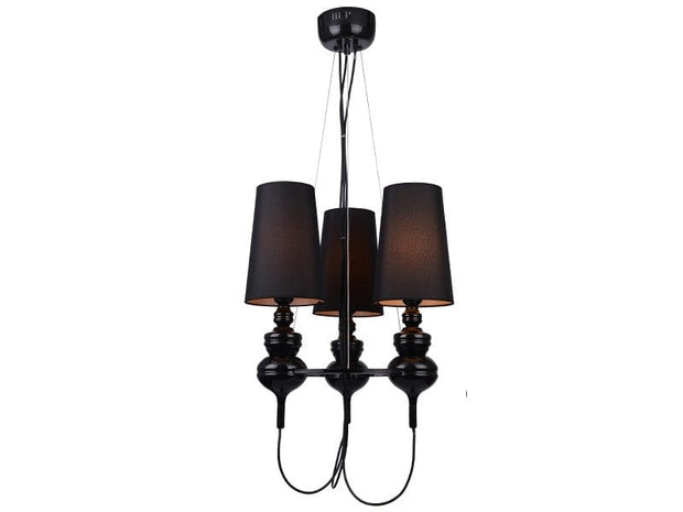 Azzarddo Lampada Baroco 3 AZ2163 Nero