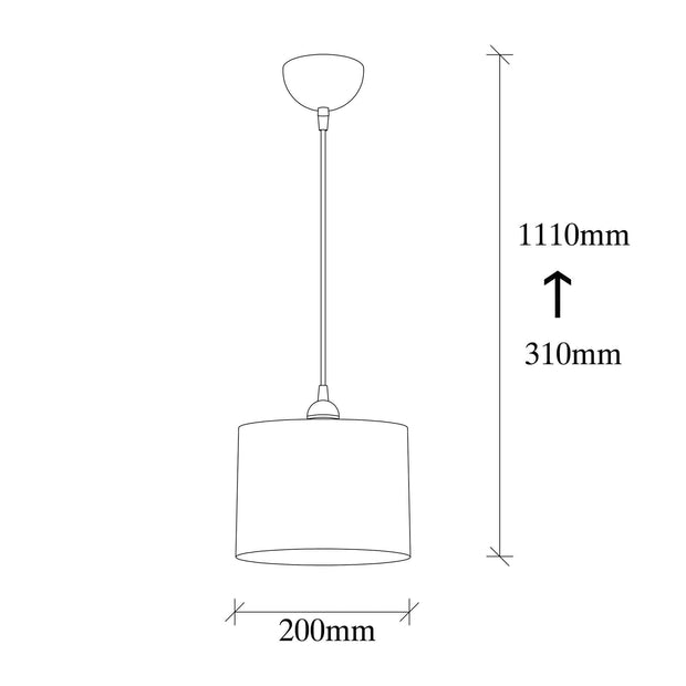 Asir Lampada Berceste 195BLACK-S Nero