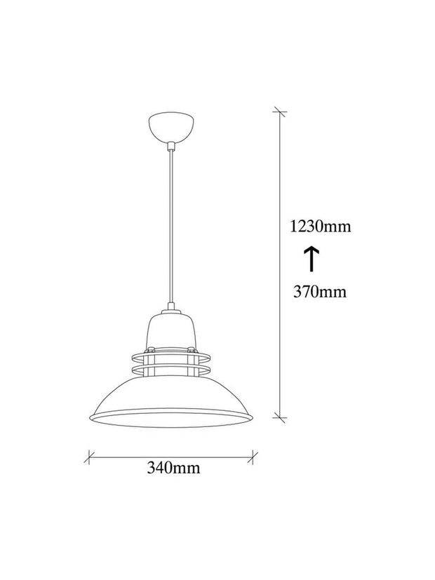 Asir Lampada Berceste 226-S Nero