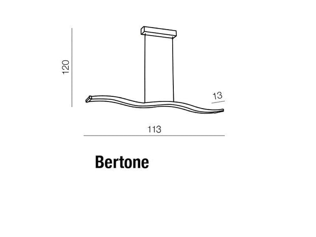 Azzarddo Lampada Bertone AZ1290 Cromo