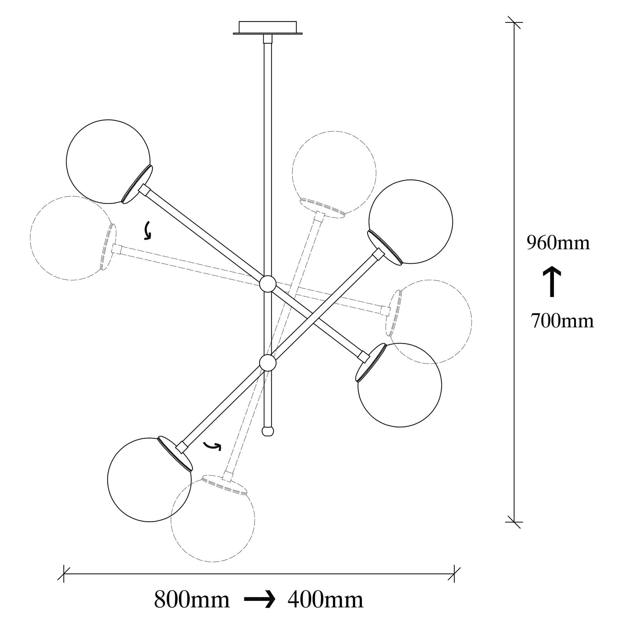 Asir Lampada Best 631-S Bianco e Nero