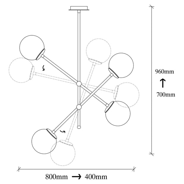 Asir Lampada Best 631-S Bianco e Nero