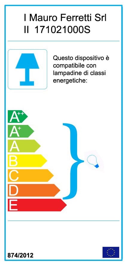 Mauro Ferretti Lampada Bicicletta Nero