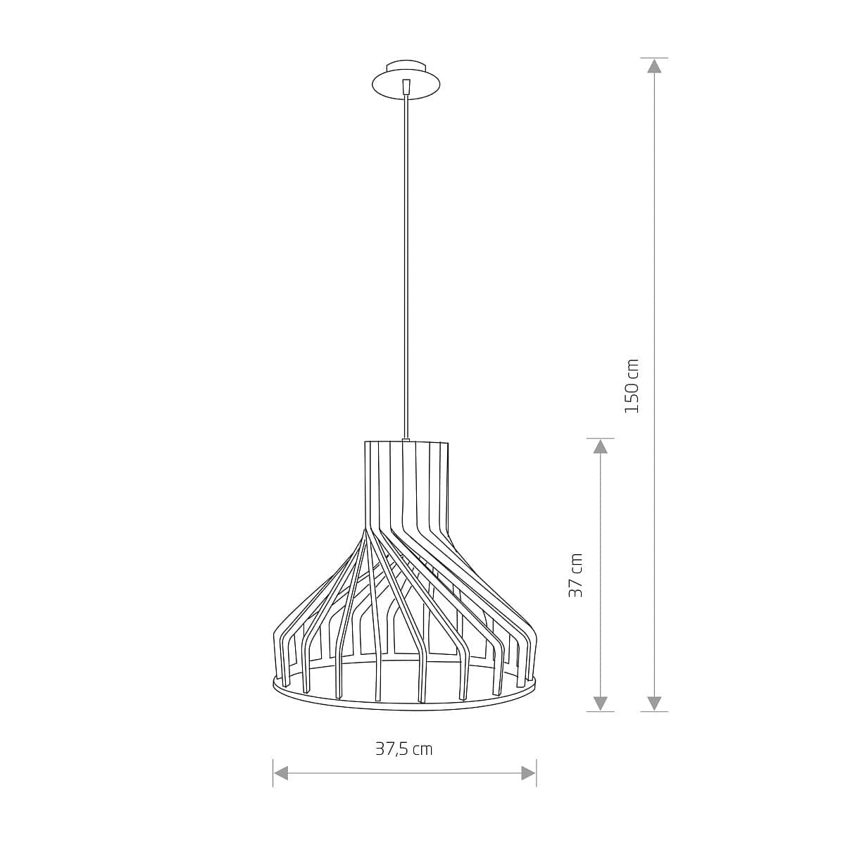 Nowodvorski Lampada Bio S Naturale