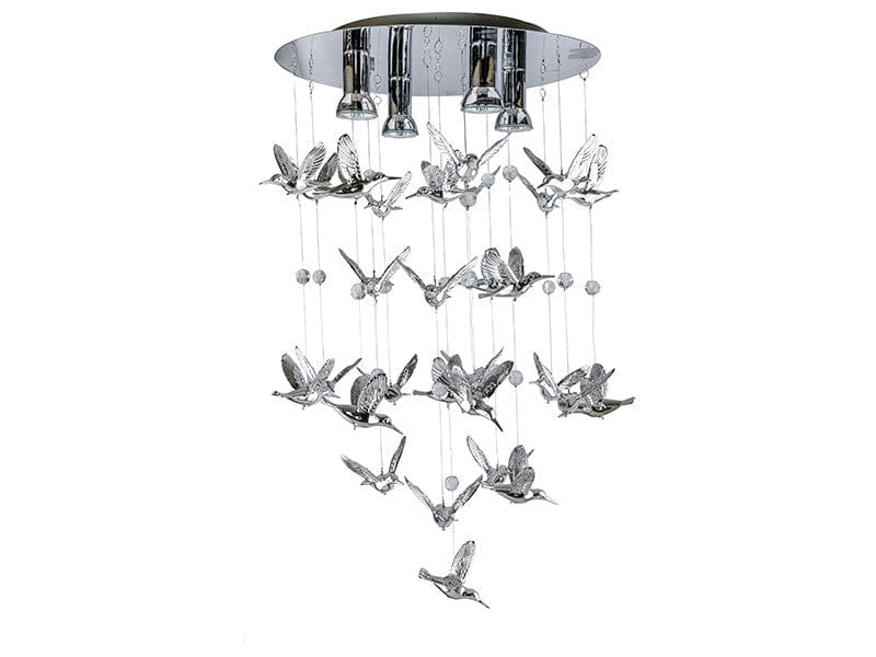 Azzarddo Lampada Birds AZ2449 Cromo