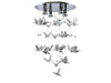 Azzarddo Lampada Birds AZ2449 Cromo