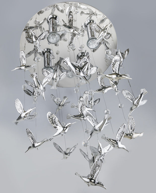 Azzarddo Lampada Birds AZ2449 Cromo