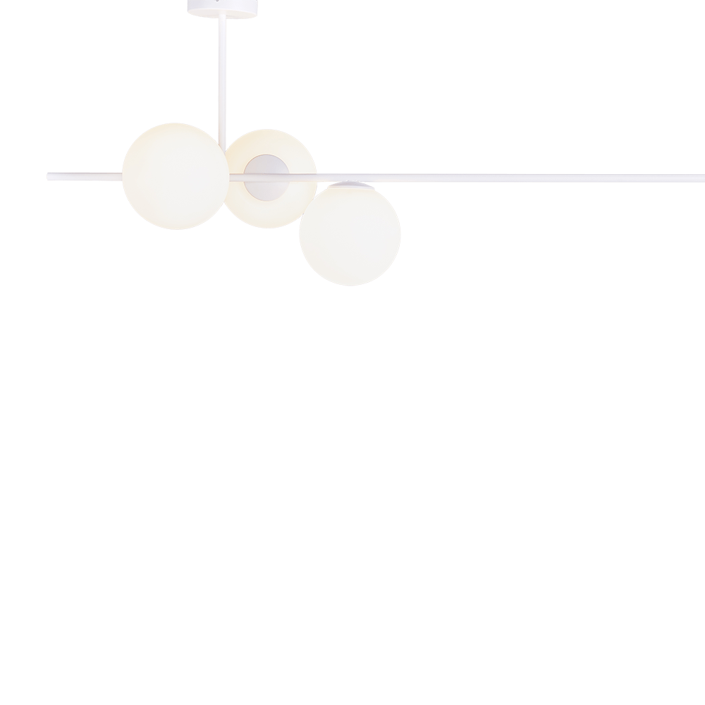 Customform Lampada Bobler Horizontal Bianco