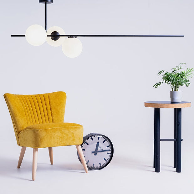 Customform Lampada Bobler Horizontal Nero