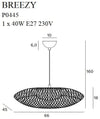 Maxlight Lampada Breezy P0445 Oro