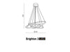 Azzarddo Lampada Brighton 3 AZ1609 Cromo