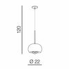 Azzarddo Lampada Burn 1 AZ3082 Cromo