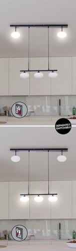 RabaLux Lampada Calista 3060 Nero