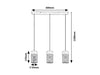 RabaLux Lampada Callum 72041 Faggio