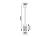 RabaLux Lampada Callum 72043 Faggio