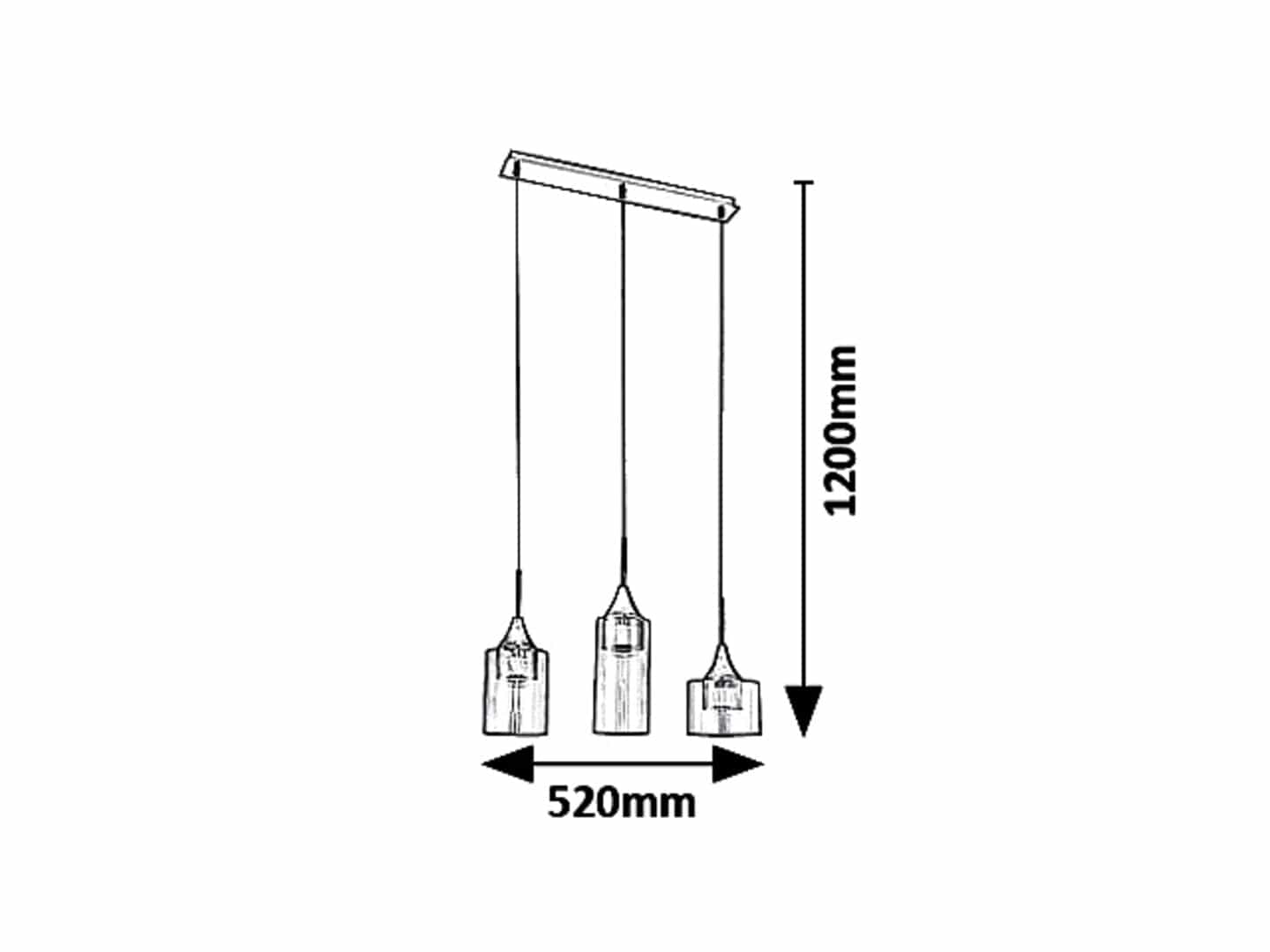 RabaLux Lampada Candice 6350 Cromo