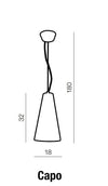 Azzarddo Lampada Capo AZ0995 Cromo
