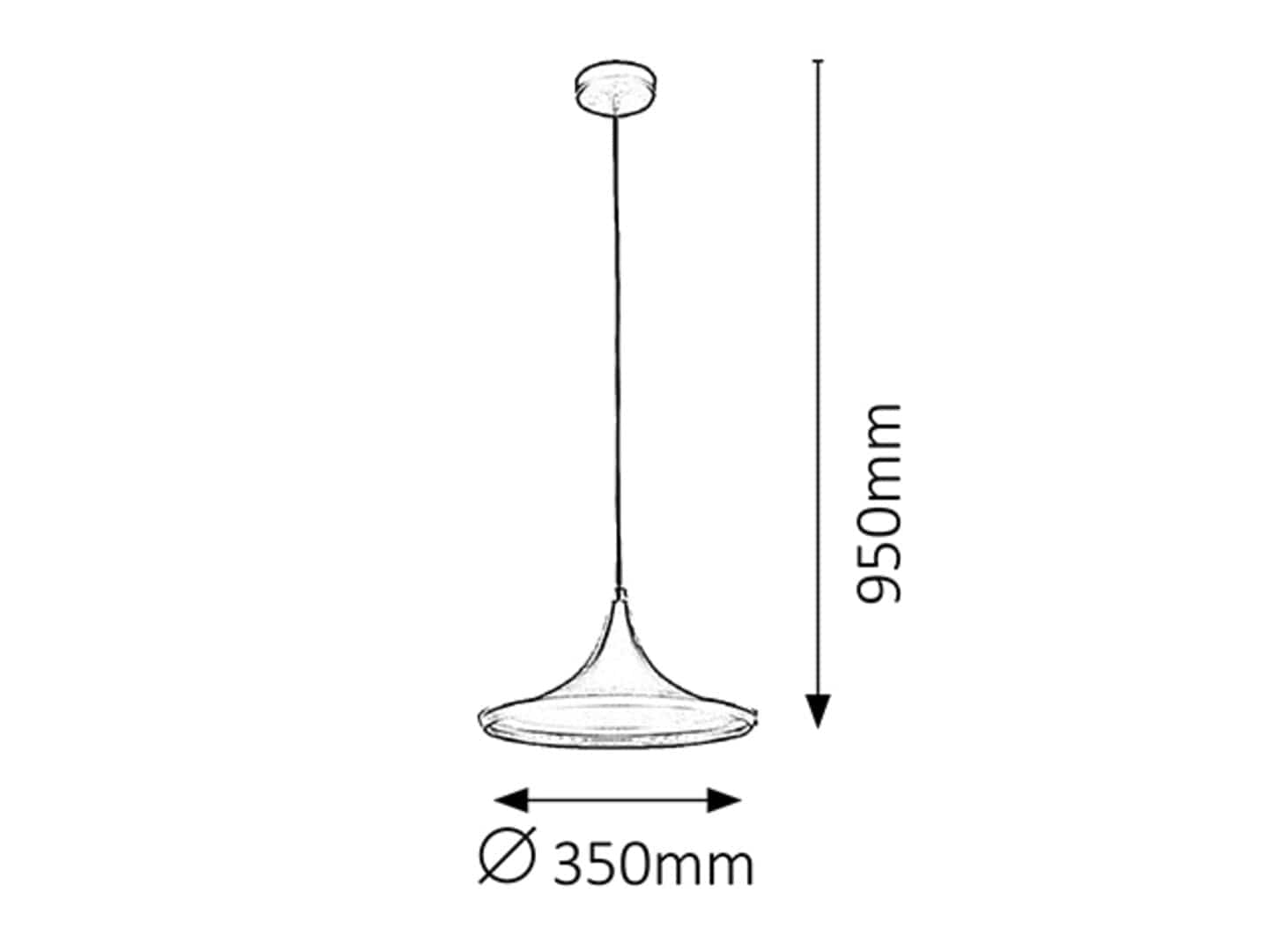 RabaLux Lampada Carin 3957 Nero