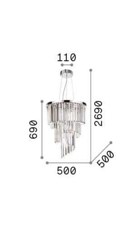IdealLux Lampada Carlton SP12 Ottone