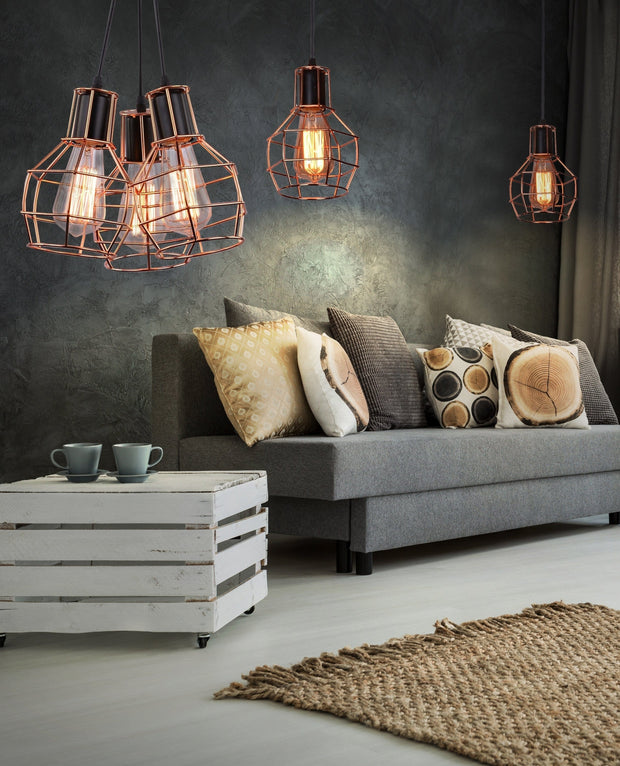 Azzarddo Lampada Carron 1 AZ1659 Rame