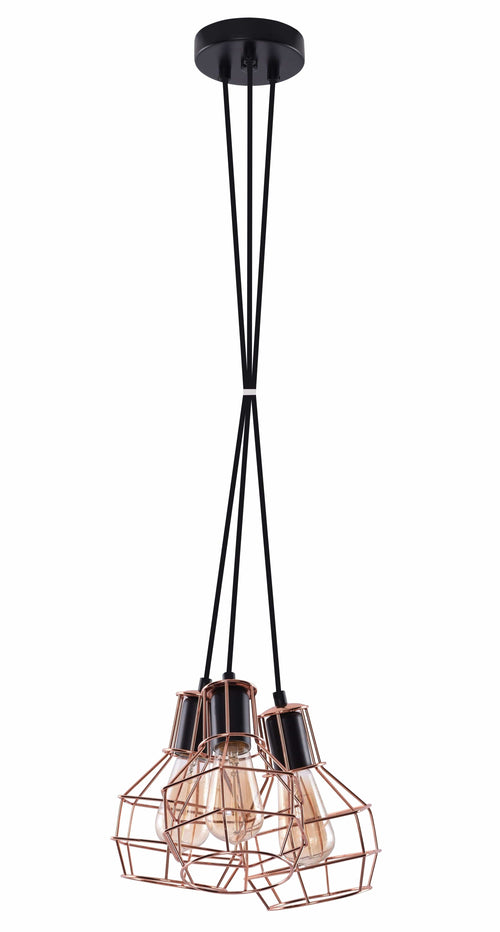 Azzarddo Lampada Carron 3 AZ1660 Rame