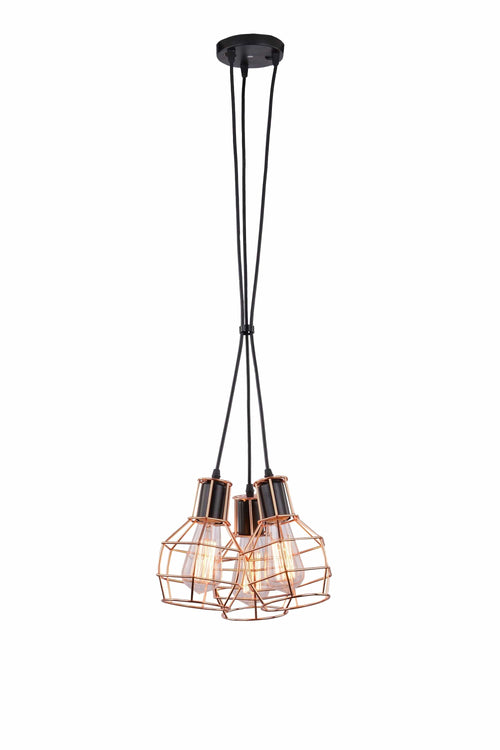 Azzarddo Lampada Carron 3 AZ1660 Rame