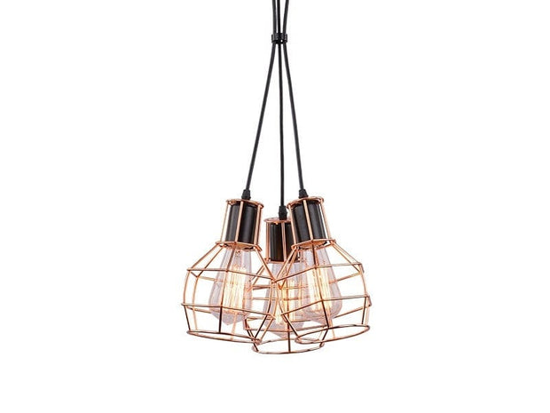 Azzarddo Lampada Carron 3 AZ1660 Rame