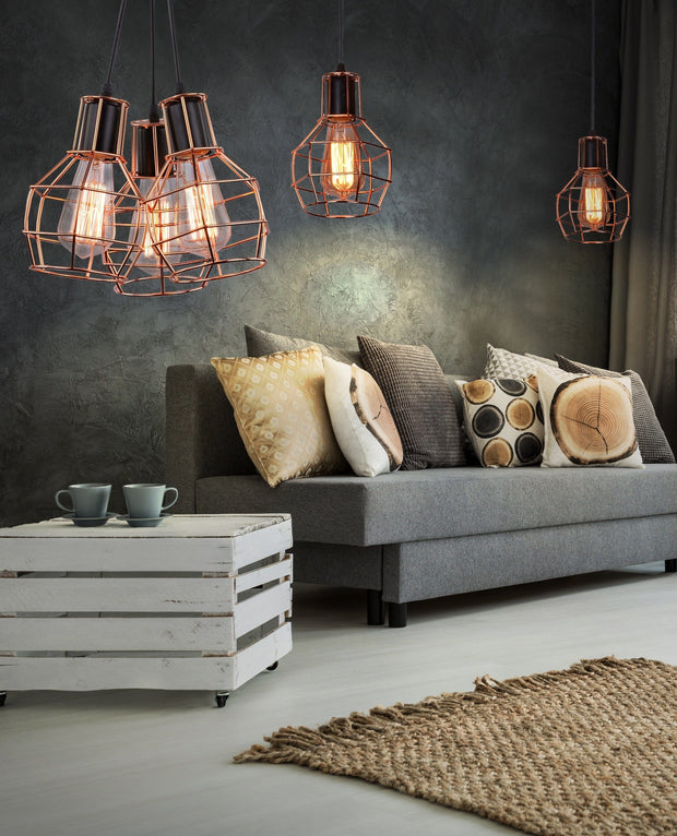 Azzarddo Lampada Carron 7 AZ2142 Rame