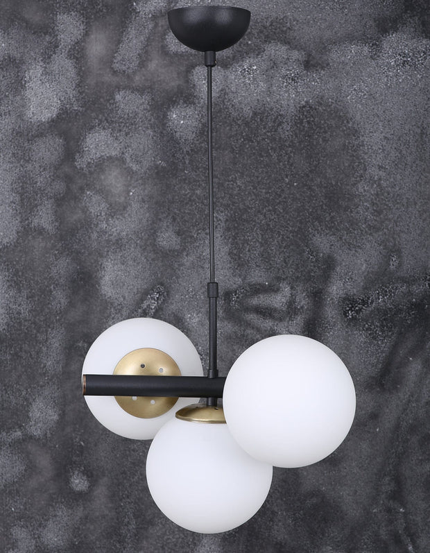 Oyo Lampada Cascade Bianco e Nero