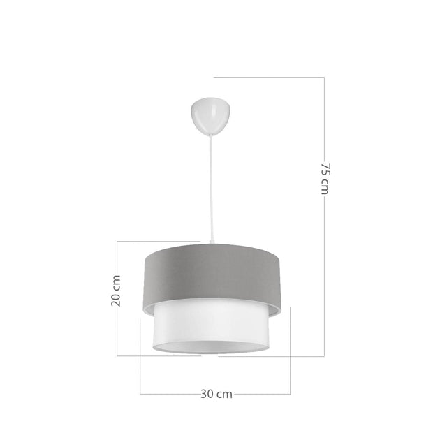 Oyo Lampada Ceiling Grigio