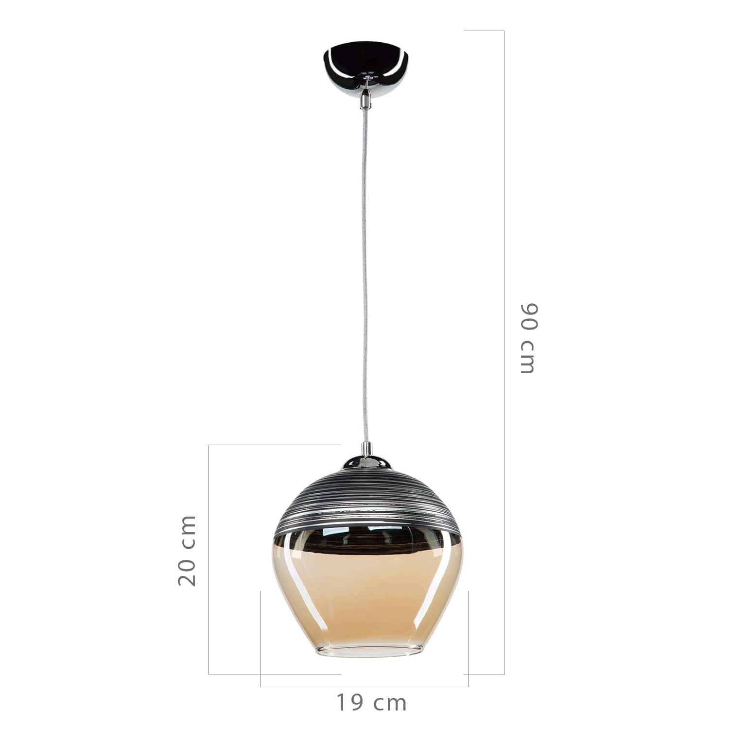 Oyo Lampada Ceiling Grigio